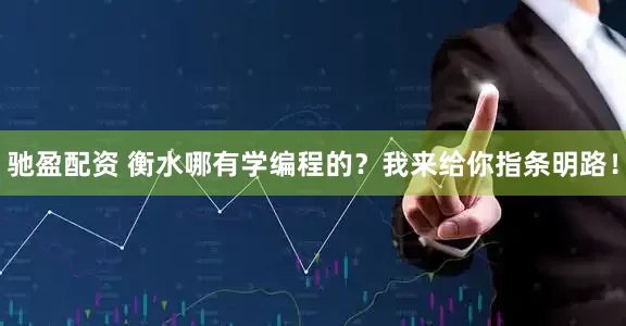 驰盈配资 衡水哪有学编程的？我来给你指条明路！